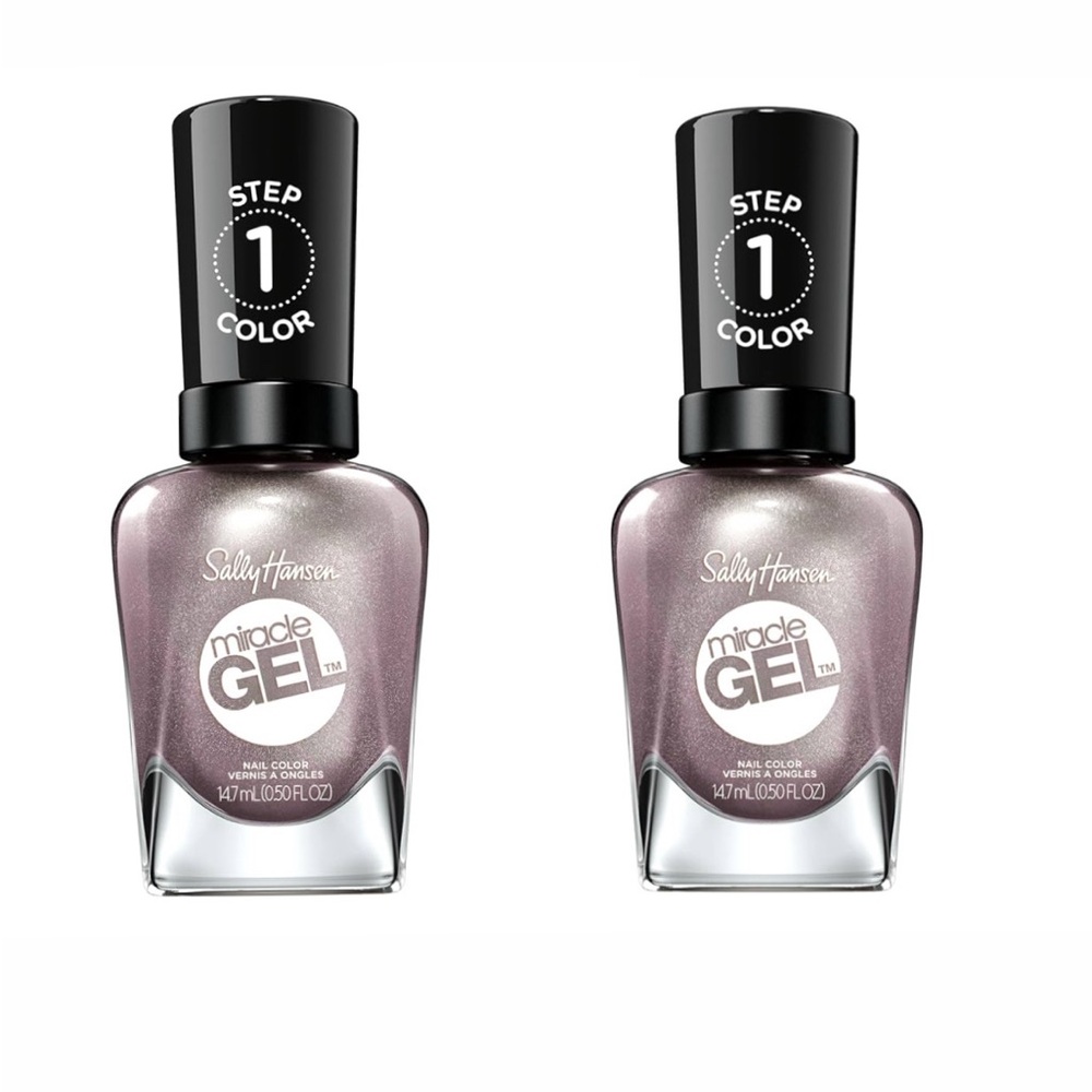2 Pack Sally Hansen Miracle Gel Nail Polish 204 Adrenaline Crush